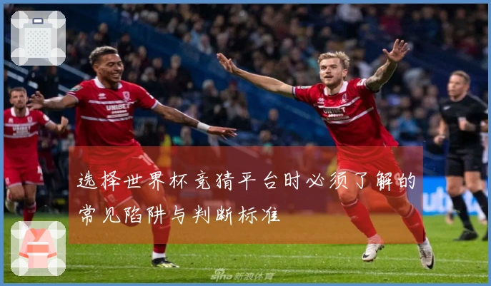 选择世界杯竞猜平台时必须了解的常见陷阱与判断标准